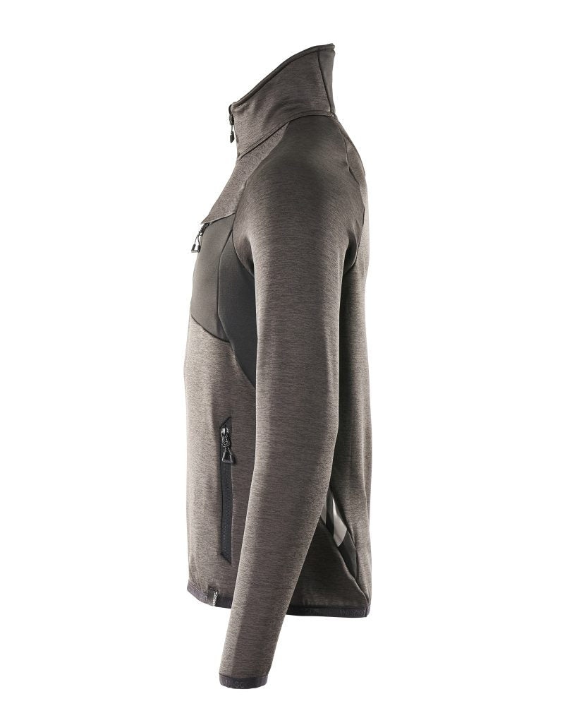 Mascot Accelerate Fleecepullover – dunkelanthrazit/schwarz