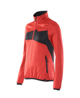Mascot Damen Accelerate Fleecepullover – verkehrsrot/schwarz