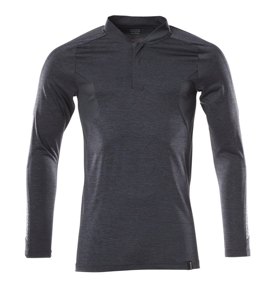 Mascot Coolmax Pro Accelerate Langarm-Poloshirt – schwarzblau