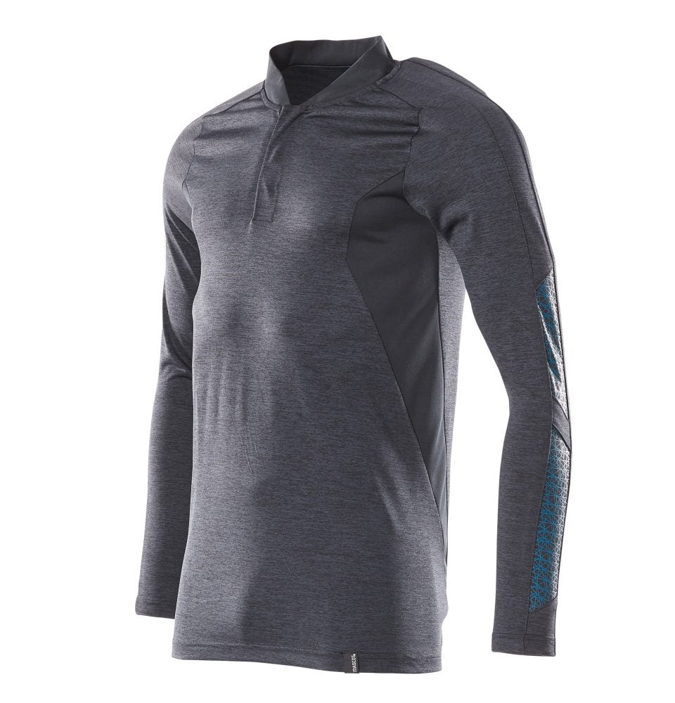 Mascot Coolmax Pro Accelerate Langarm-Poloshirt – schwarzblau