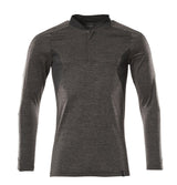 Mascot Coolmax Pro Accelerate Langarm-Poloshirt – dunkelanthrazit/schwarz