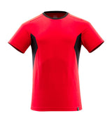 Mascot Accelerate 100% Baumwolle T-Shirt – verkehrsrot/schwarz