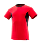 Mascot Accelerate 100% Baumwolle T-Shirt – verkehrsrot/schwarz