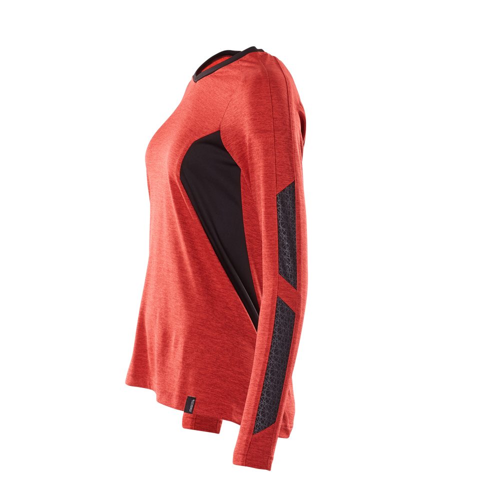 Mascot Damen Coolmax Pro Accelerate Langarmshirt – verkehrsrot/schwarz
