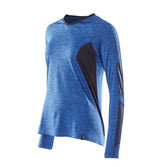 Mascot Damen Coolmax Pro Accelerate Langarmshirt – azurblau/schwarzblau