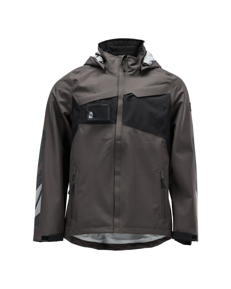 Mascot Accelerate Hardshell-Regenjacke – dunkelanthrazit/schwarz