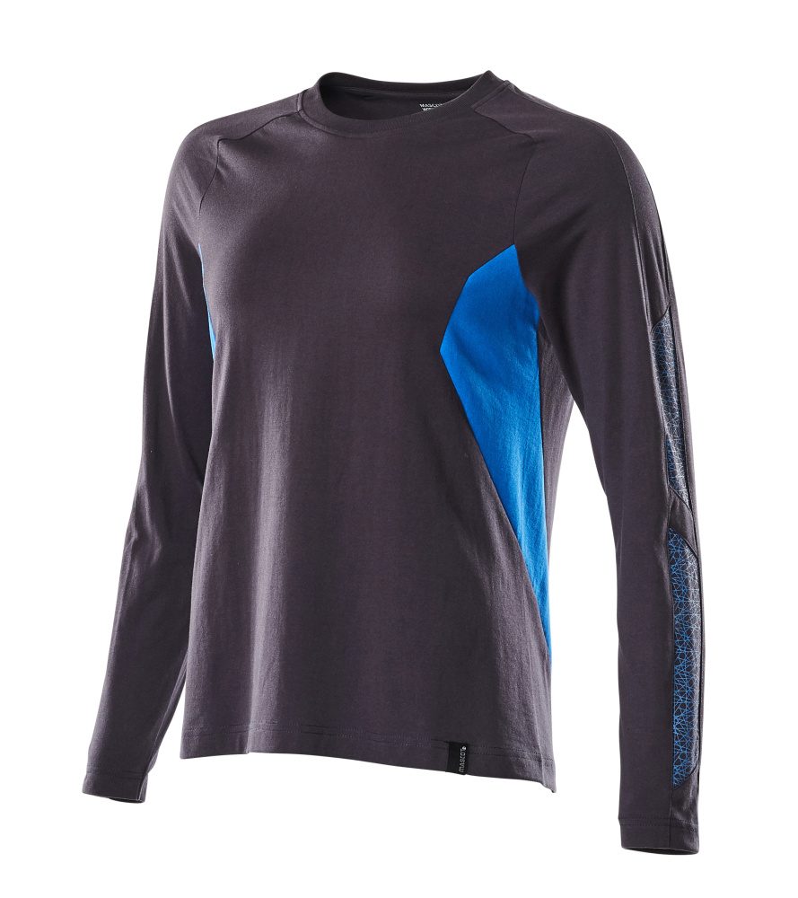 Mascot Damen Accelerate Langarmshirt – schwarzblau/azurblau