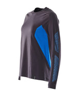 Mascot Damen Accelerate Langarmshirt – schwarzblau/azurblau