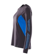 Mascot Damen Accelerate Langarmshirt – schwarzblau/azurblau