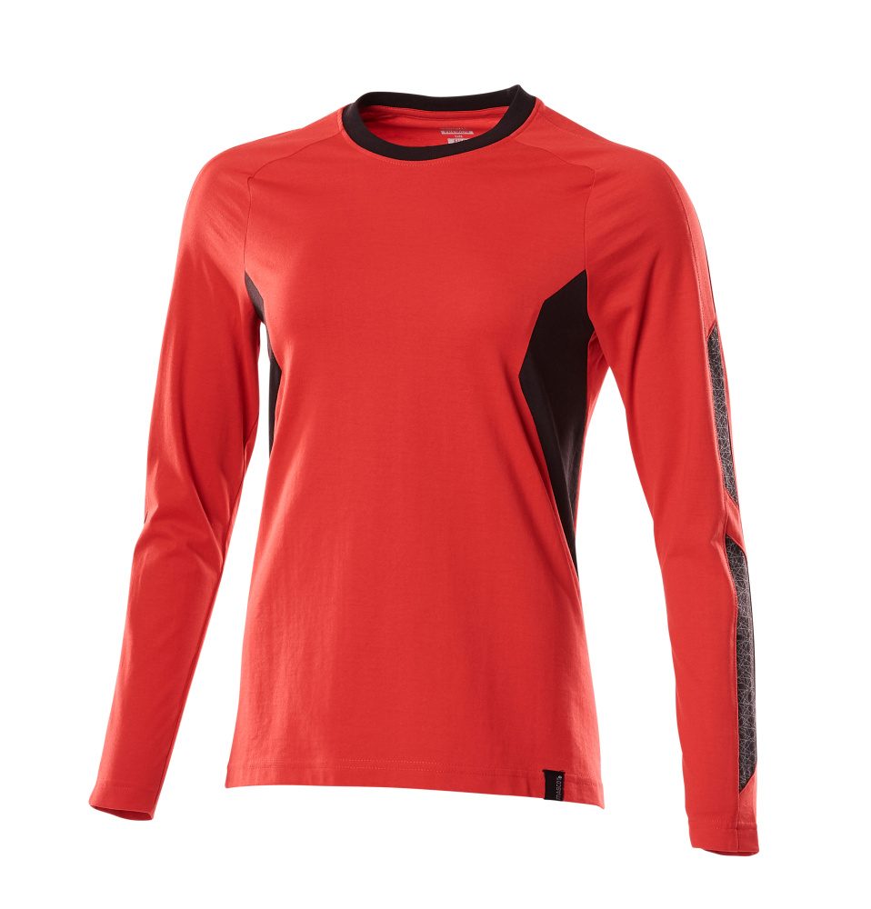 Mascot Damen Accelerate Langarmshirt – verkehrsrot/schwarz