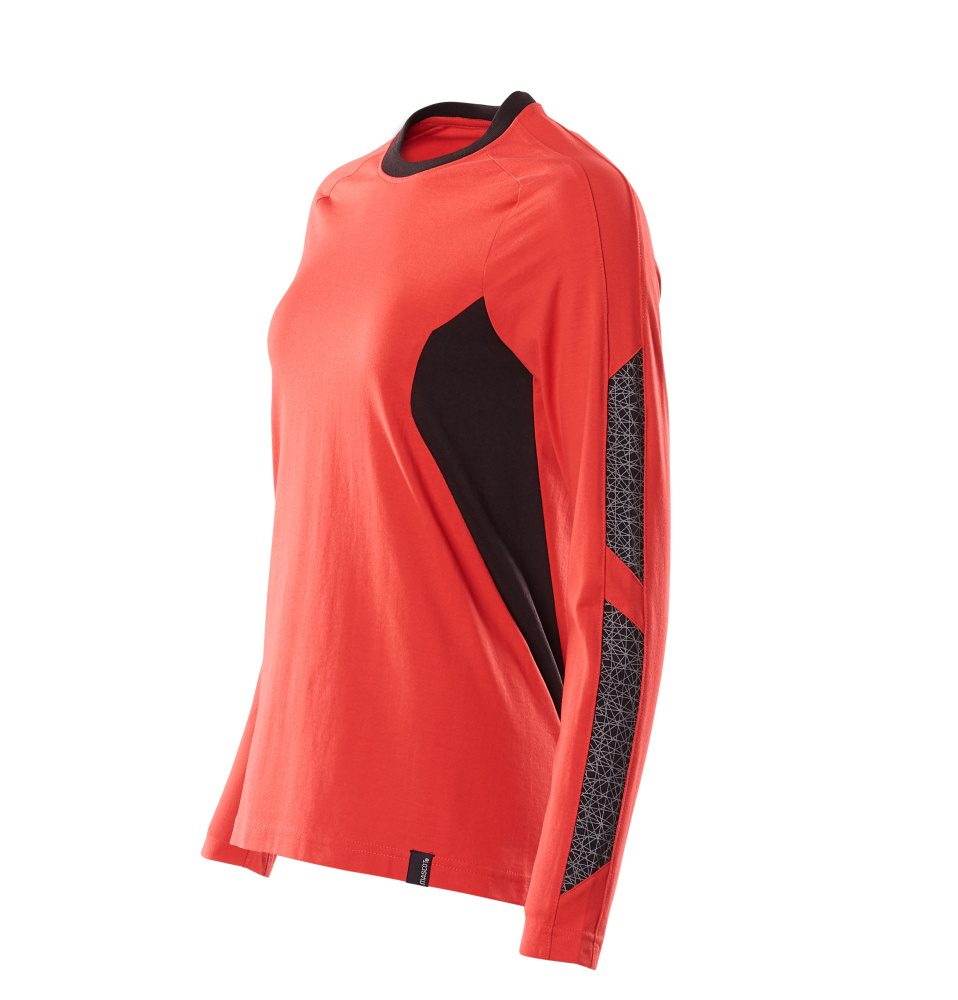 Mascot Damen Accelerate Langarmshirt – verkehrsrot/schwarz