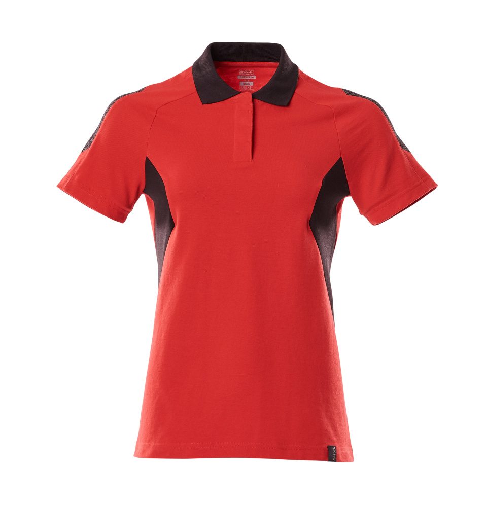 Mascot Damen Accelerate Poloshirt – verkehrsrot/schwarz
