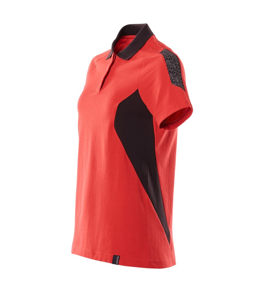 Mascot Damen Accelerate Poloshirt – verkehrsrot/schwarz