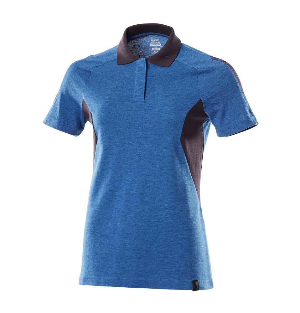 Mascot Damen Accelerate Poloshirt – azurblau/schwarzblau