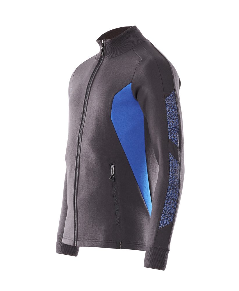 Mascot Accelerate Sweatjacke – schwarzblau/azurblau