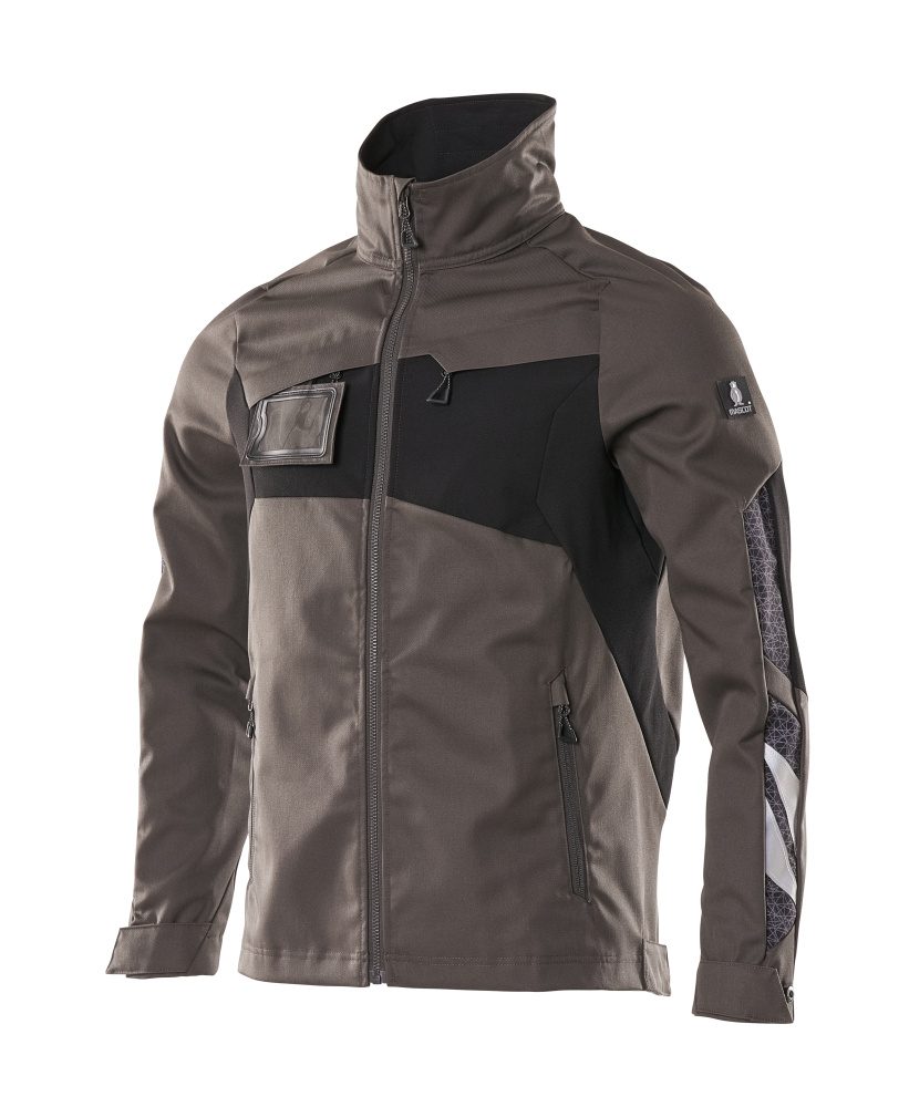 Mascot Accelerate Stretch-Einsätze Bundjacke – dunkelanthrazit/schwarz