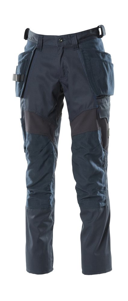 Mascot Accelerate Stretch-Einsätze Handwerkerhose – schwarzblau