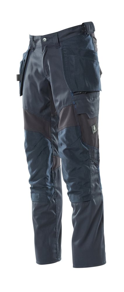 Mascot Accelerate Stretch-Einsätze Handwerkerhose – schwarzblau
