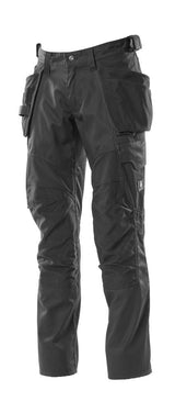 Mascot Accelerate Stretch-Einsätze Handwerkerhose – schwarz
