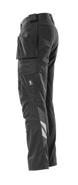 Mascot Accelerate Stretch-Einsätze Handwerkerhose – schwarz