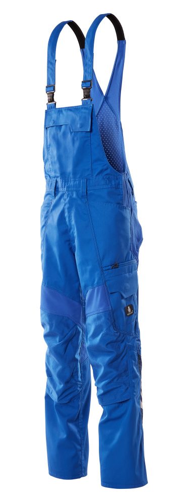 Mascot Accelerate Stretch-Einsätze Latzhose – azurblau