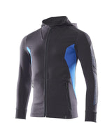 Mascot Accelerate Kapuzen-Sweatjacke – schwarzblau/azurblau