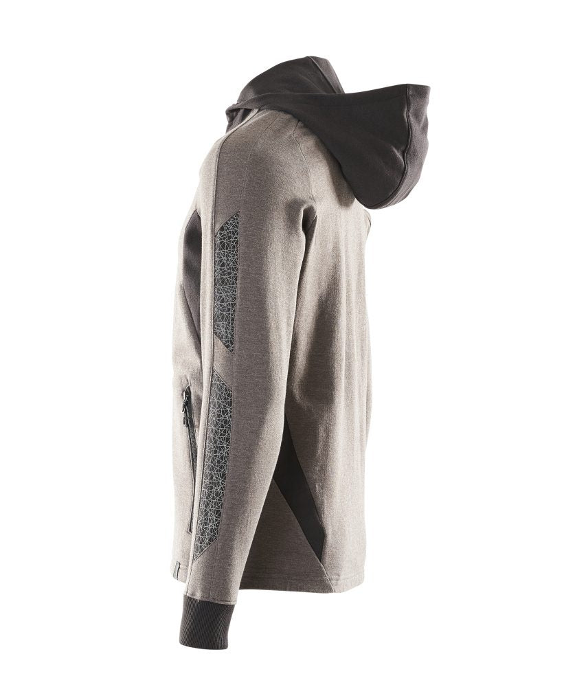 Mascot Accelerate Kapuzen-Sweatjacke – dunkelanthrazit/schwarz