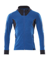 Mascot Accelerate Kapuzen-Sweatjacke – azurblau/schwarzblau