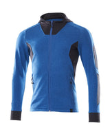 Mascot Accelerate Kapuzen-Sweatjacke – azurblau/schwarzblau
