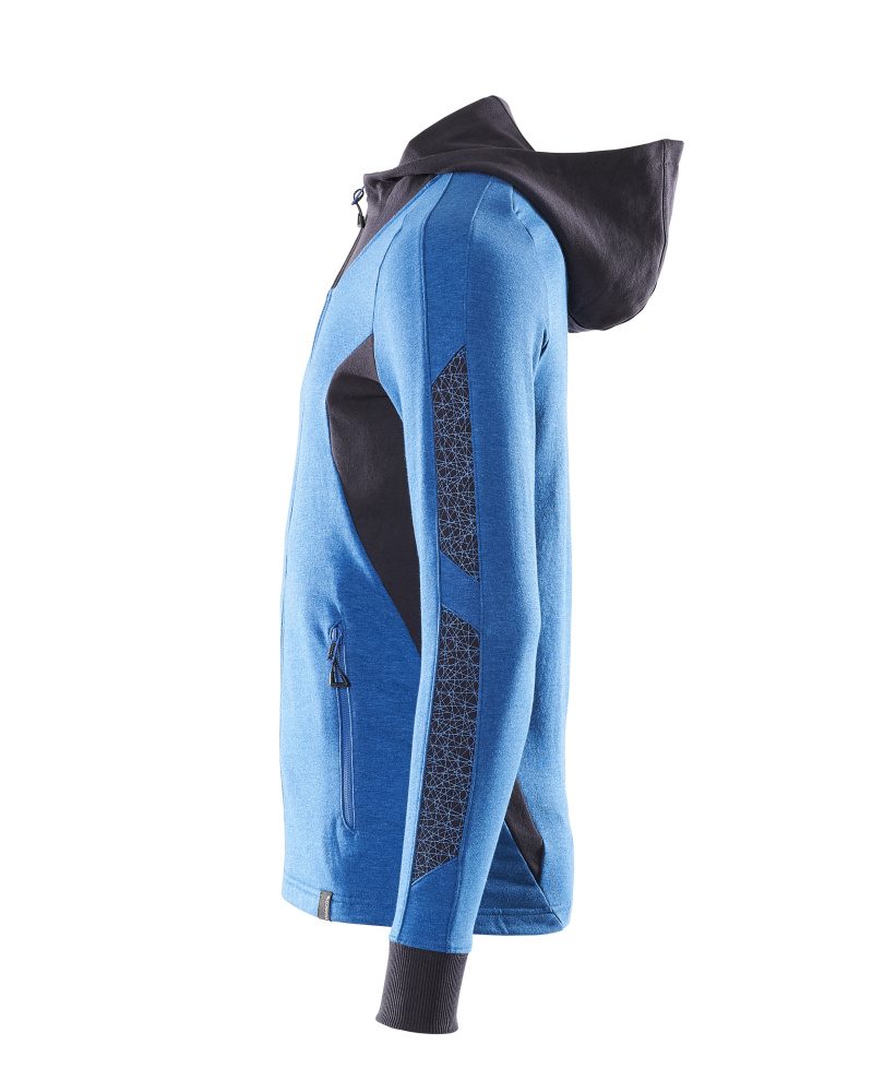 Mascot Accelerate Kapuzen-Sweatjacke – azurblau/schwarzblau