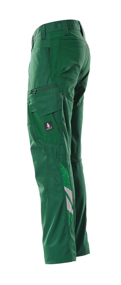 Mascot Accelerate Stretch-Einsätze Servicehose – grün