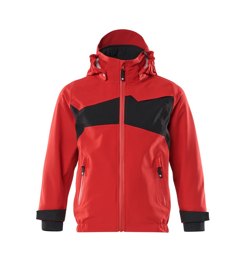 Mascot Accelerate Kinder Hardshelljacke – verkehrsrot/schwarz