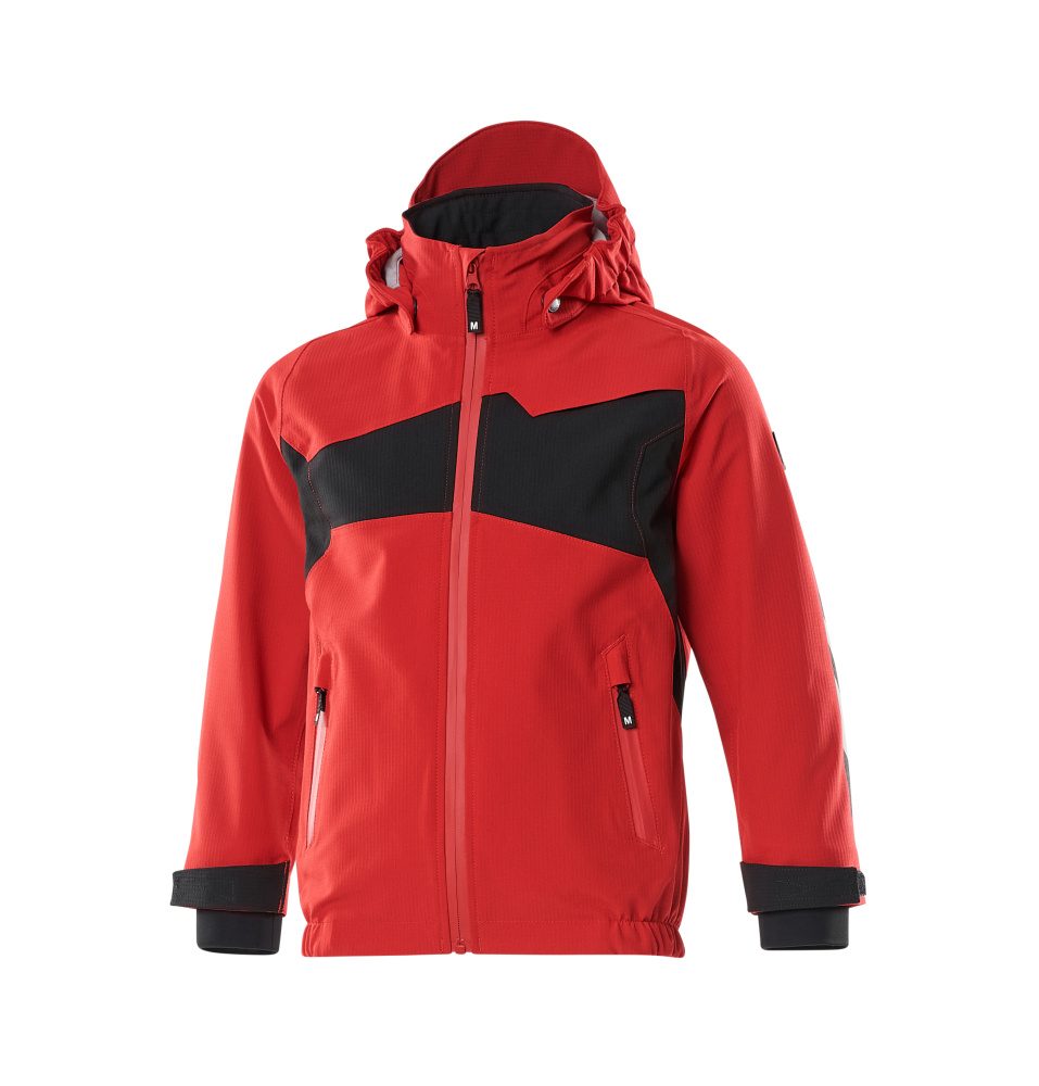 Mascot Accelerate Kinder Hardshelljacke – verkehrsrot/schwarz
