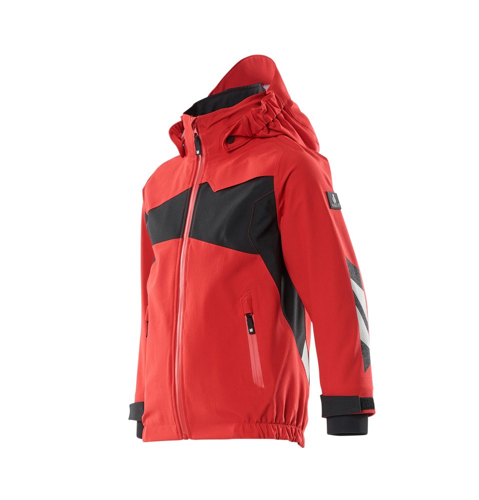Mascot Accelerate Kinder Hardshelljacke – verkehrsrot/schwarz