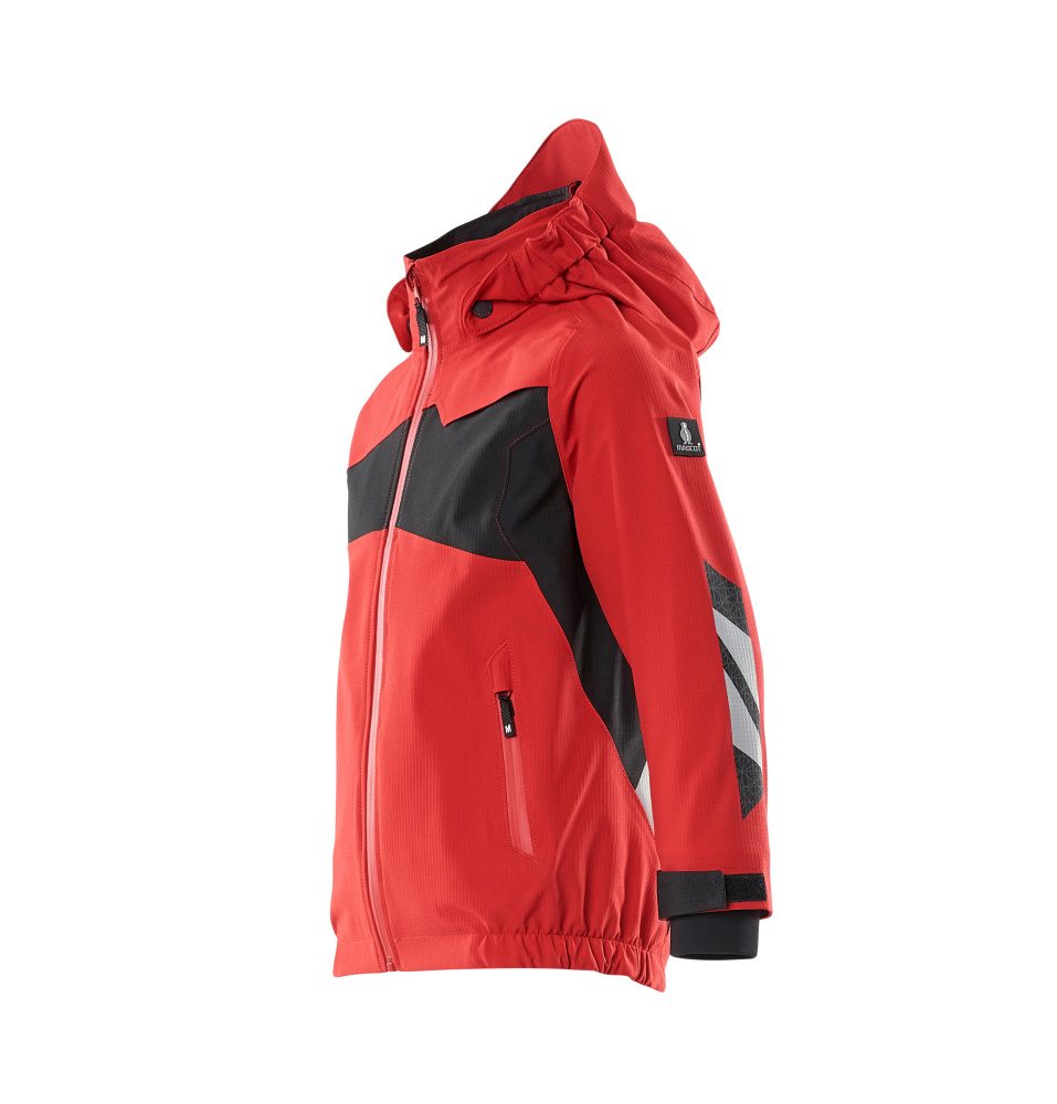 Mascot Accelerate Kinder Hardshelljacke – verkehrsrot/schwarz