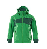 Mascot Accelerate Kinder Hardshelljacke – grasgrün/grün