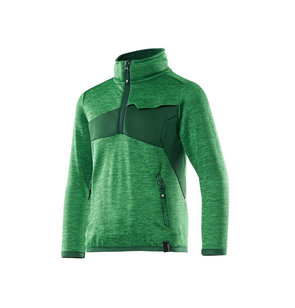 Mascot Accelerate Kinder Fleecepullover – grasgrün/grün