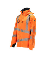 Mascot Accelerate Safe Warnschutz Regenjacke – orange/schwarzblau