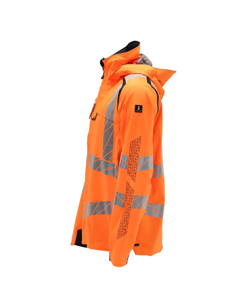 Mascot Accelerate Safe Warnschutz Regenjacke – orange/schwarzblau