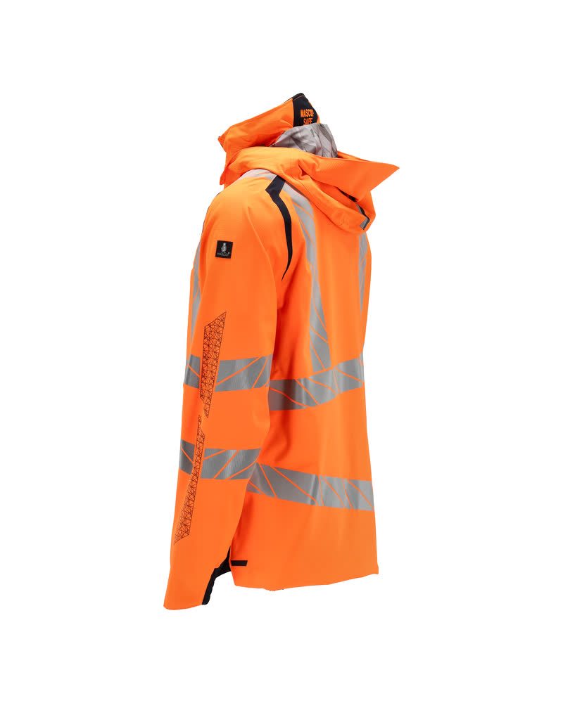 Mascot Accelerate Safe Warnschutz Regenjacke – orange/schwarzblau