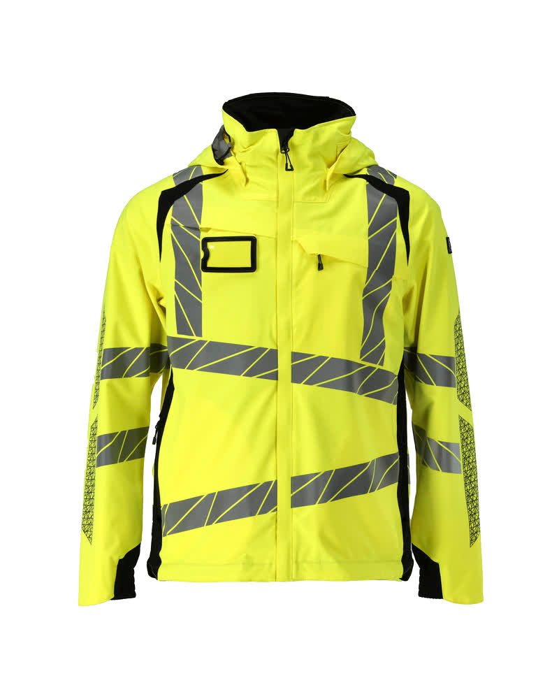 Mascot Accelerate Safe Warnschutz Regenjacke – gelb/schwarz