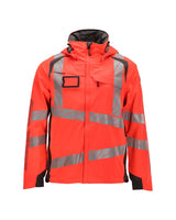 Mascot Accelerate Safe Warnschutz Regenjacke – rot/dunkelanthrazit