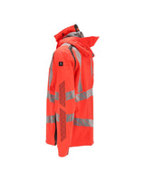 Mascot Accelerate Safe Warnschutz Regenjacke – rot/dunkelanthrazit