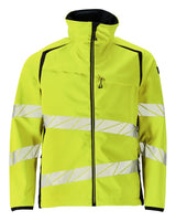 Mascot Accelerate Safe Warn-Softshelljacke – gelb/schwarzblau