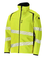 Mascot Accelerate Safe Warn-Softshelljacke – gelb/schwarzblau
