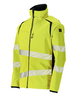Mascot Accelerate Safe Warn-Softshelljacke – gelb/schwarzblau