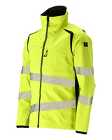 Mascot Accelerate Safe Warn-Softshelljacke – gelb/schwarz