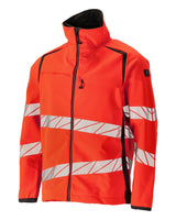 Mascot Accelerate Safe Warn-Softshelljacke – rot/dunkelanthrazit