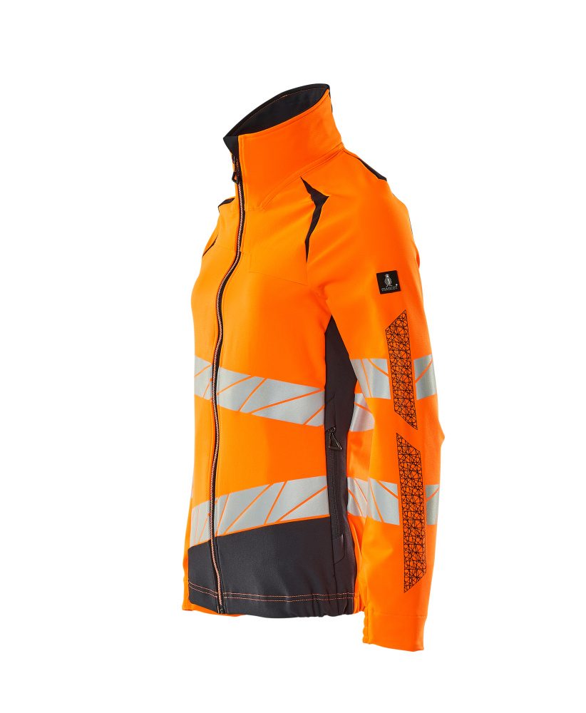 Mascot Damen Accelerate Safe Warn Stretchbundjacke – orange/schwarzblau