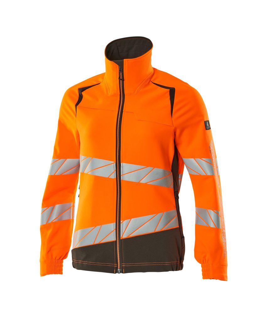 Mascot Damen Accelerate Safe Warn Stretchbundjacke – orange/dunkelanthrazit